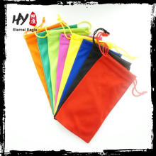 new product textile pouch for sunglasses, indian drawstring pouch, soft pouch sunglasses case